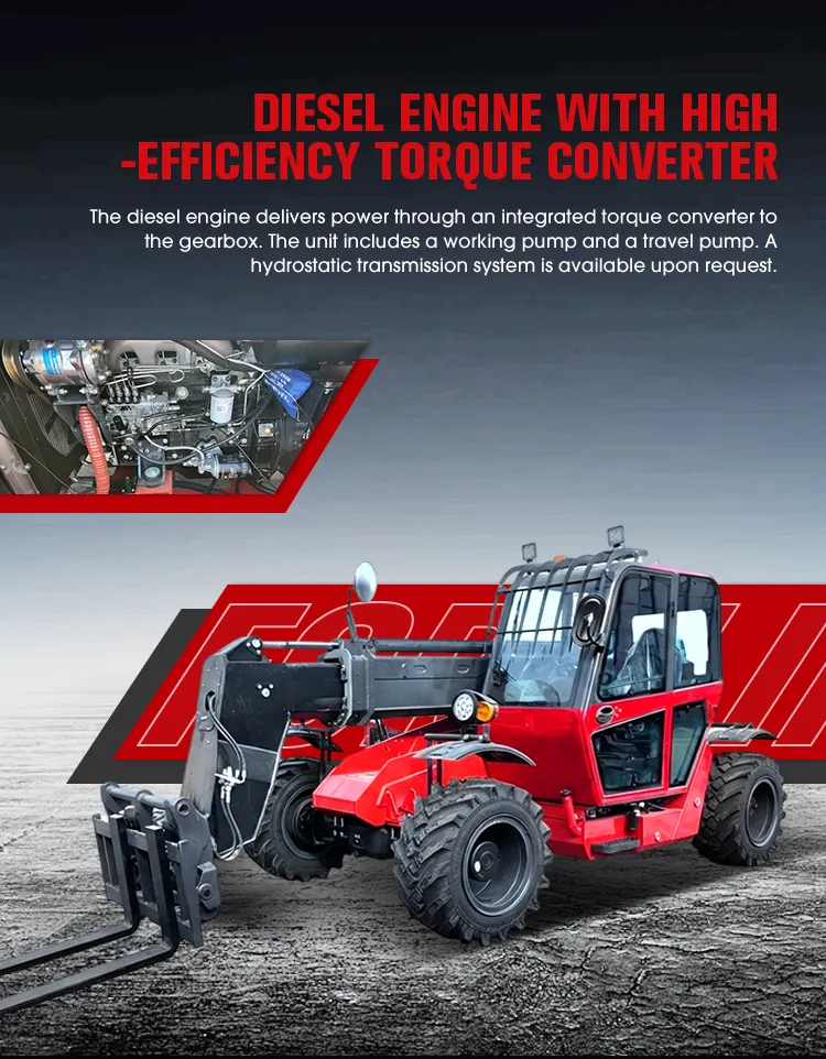 XQ-TH 1430 Telescopic Handler Forklift 9 元化 瀚珑 3 13