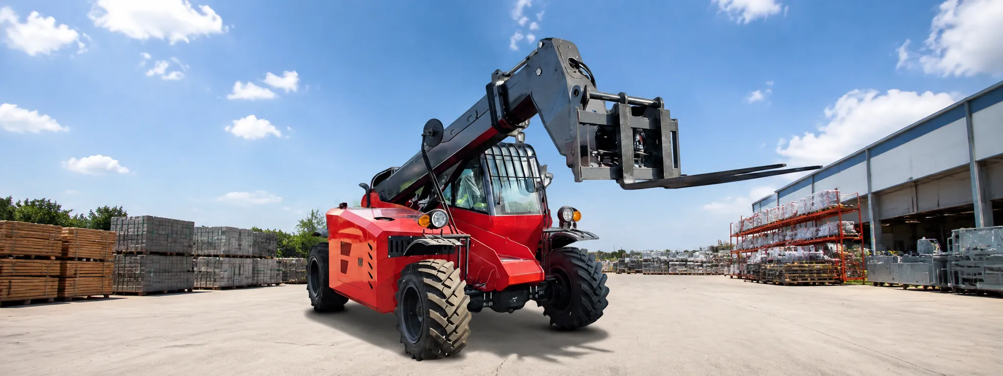 Contact Us 6 XQ Machinery telescopic handler forklift for lifting loading stacking and material handling