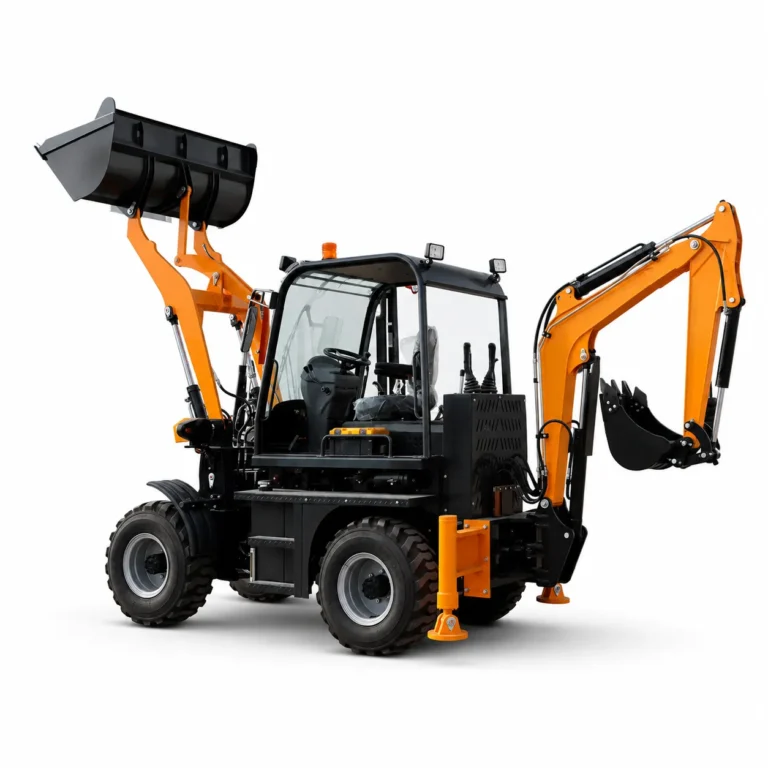 Mini-chargeuse-pelleteuse XQ-WZ15-20 à 4 roues motrices