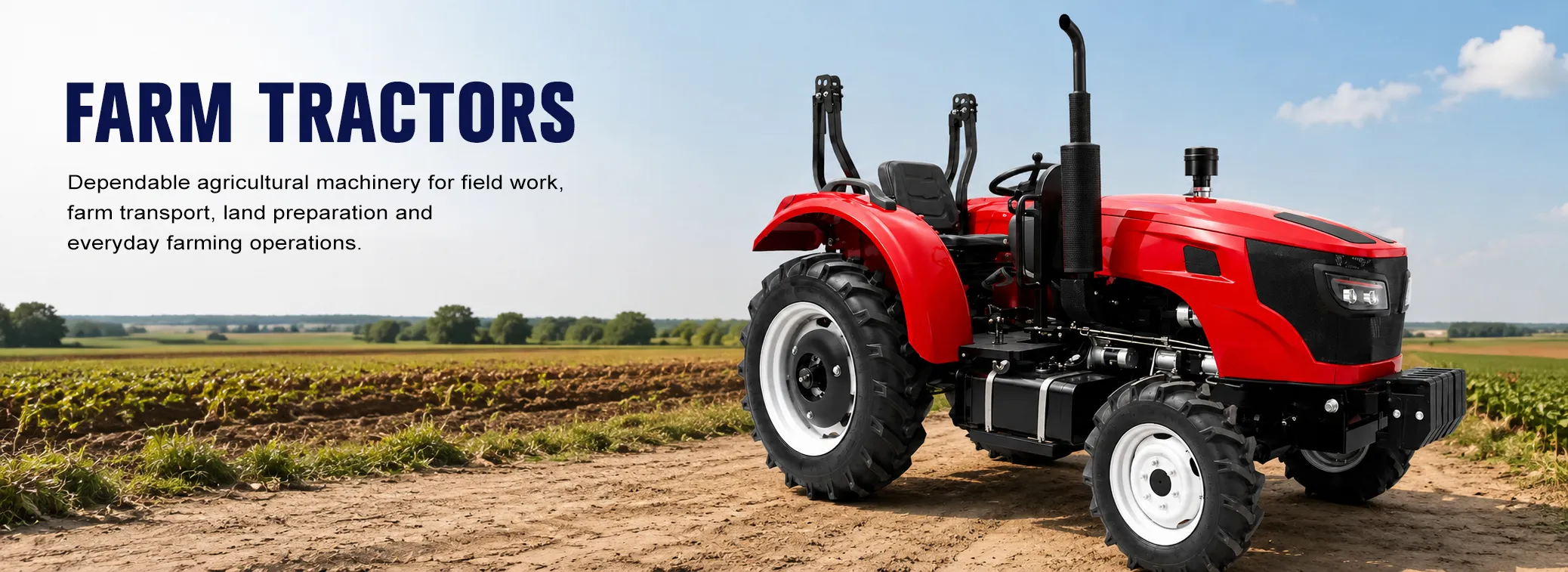 Farm Tractors XQ Machinery farm tractors for field work, land preparation, farm transport and agricultural operations